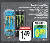 Aktuelle Monster Energy Angebote bei E center in Würzburg Aktuelles Energy Drink Angebot bei E center in Würzburg ab 0,89 €