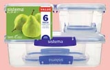 LOT DE 6 BOITES DE CONSERVATION KLIP IT PLUS - SISTEMA en promo chez Intermarché Champigny-sur-Marne à 11,13 €