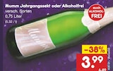 Jahrgangssekt Angebote von Mumm bei Netto Marken-Discount Gelsenkirchen für 3,99 €