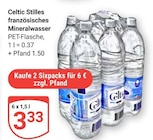 Stilles französisches Mineralwasser im Angebot bei GLOBUS in Halle Stilles französisches Mineralwasser Angebote von Celtic bei GLOBUS Halle für 3,33 €