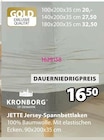 JYSK Ebersbach - JETTE Jersey-Spannbettlaken Angebot im Prospekt JETTE Jersey-Spannbettlaken bei JYSK im Ebersbach Prospekt für 16,50 €