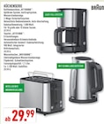 Kaffeemaschine „KF1500BK“, Toaster „HT1510BK“, Wasserkocher „WK1500BK“ Angebote von Braun bei Marktkauf Lemgo für 29,99 €