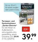 Terrassen- und Gartenholzlasur „Garten Charme“ von Vincent im aktuellen Hellweg Prospekt
