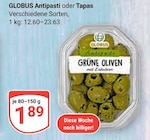 Antipasti Angebote von Globus bei GLOBUS Koblenz für 1,89 €
