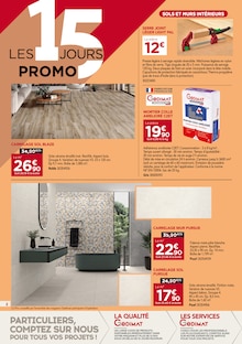 Prospectus Gedimat à Levallois-Perret, "LES 15 JOURS PROMO : AMÉNAGEMENTS INTÉRIEURS", 12 pages de promos valables du 08/10/2025 au 25/10/2025