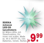 zuhause LED 3D Leuchtstern Angebote von EDEKA bei E center Mannheim für 9,99 €