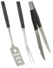 Set de 3 ustensiles pour barbecue - Bazarland à Senlis Set de 3 ustensiles pour barbecue en promo chez Bazarland Senlis à 3,99 €