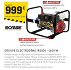 Groupe électrogène ir5000 - 4600 w à Tout Faire dans Revel