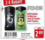 Axe Duschgel Alaska Angebote von Axe bei EDEKA Schwäbisch Hall für 2,49 €