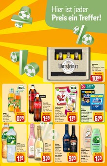 Volvic im REWE Prospekt "Dein Markt" mit 36 Seiten (Gießen)