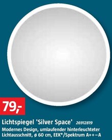 Lichtspiegel 'Silver Space' bei BAUHAUS in Delmenhorst Lichtspiegel 'Silver Space' im Angebot bei BAUHAUS Delmenhorst für 79,00 €