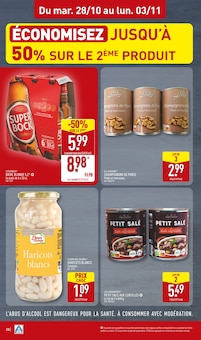Promotion Bière blonde dans le prospectus Aldi, valable du 28/10/2025 au 03/11/2025 Promo Bière blonde dans le catalogue Aldi du moment à la page 28