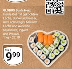 Sushi Herz Angebote von Globus bei GLOBUS Halle für 9,99 €