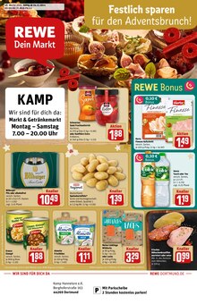REWE Prospekt der Woche "Dein Markt" Seite 1, 24.11.2025 bis 29.11.2025 für Dortmund Aktueller REWE Prospekt "Dein Markt" Seite 1 von 35 Seiten für Dortmund