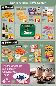 Pizza im REWE Prospekt "Dein Markt" mit 32 Seiten (Augsburg)