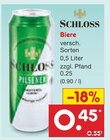 Pilsener im Netto Marken-Discount Prospekt Pilsener von Schloss im aktuellen Netto Marken-Discount Prospekt für 0,45 €