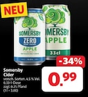 Zero Apple im Angebot bei Markant Nordwest in Bad Salzuflen Zero Apple Angebote von Somersby bei Markant Nordwest Bad Salzuflen für 0,99 €