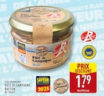 Pâté de campagne Breton - Pays Gourmand - Aldi Pâté de campagne Breton - Pays Gourmand à 1,79 € dans le catalogue Aldi