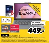 MEDIMAX Tagewerben - IdeaPad Slim 3 Angebot im Prospekt IdeaPad Slim 3 bei MEDIMAX im Tagewerben Prospekt für 449,00 €