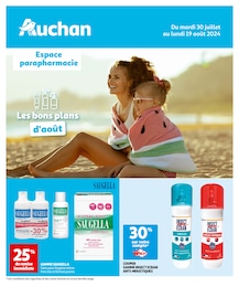 Catalogue Auchan Hypermarché en cours à La Chaussée-Saint-Victor et aux alentours : «Les bons plans d'août !» avec 6 pages, valable du 30/07/2024 au 19/08/2024