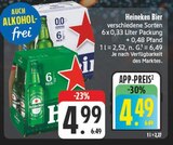 Bier im Angebot bei EDEKA in Bad Mergentheim Bier Angebote von Heineken bei EDEKA Bad Mergentheim für 4,49 €