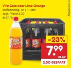 Aktuelles Vita Cola oder Limo Orange Angebot bei Netto Marken-Discount in Dresden ab 7,99 €