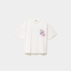 T-shirt oversize manches courtes coton ivoire fille à La Halle dans Fouras T-shirt oversize manches courtes coton ivoire fille à La Halle dans Fouras