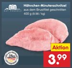 Aktuelle Hähnchen Angebote bei Netto Marken-Discount in Potsdam Aktuelles Hähnchen-Minutenschnitzel Angebot bei Netto Marken-Discount in Potsdam ab 3,99 €