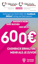 TelefonCenter Osterode Prospekt: "Verlängert bis zum 03.03.2025: Mit Cashback Aktion richtig viel Geld sparen!", 8 Seiten, 02.01.2025 - 31.01.2025