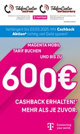 Aktueller TelefonCenter Osterode Elektromarkt Prospekt in Seesen und Umgebung, "Verlängert bis zum 03.03.2025: Mit Cashback Aktion richtig viel Geld sparen!" mit 8 Seiten, 02.01.2025 - 31.01.2025