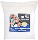 Oreiller Mémoire de Forme - Home Collection en promo chez Netto Orléans à 6,99 €