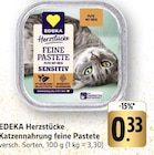 EDEKA Meisenheim - Herzstücke Feine Pastete Sensitiv Angebot im Prospekt Herzstücke Feine Pastete Sensitiv bei EDEKA im Meisenheim Prospekt für 0,33 €