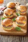 6 mini burgers cheese - PASO en promo chez Intermarché 6 mini burgers cheese - PASO dans le catalogue Intermarché