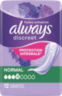 Serviettes Incontinence - Always Discreet dans le catalogue Aldi