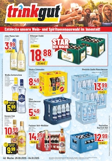 Bitburger im Trinkgut Prospekt "Aktuelle Angebote" mit 10 Seiten (Nordhorn)