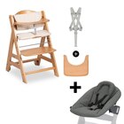 Chaise haute Beta + Transat 2en1 - Hauck en promo chez Aubert Pau à 189,90 €