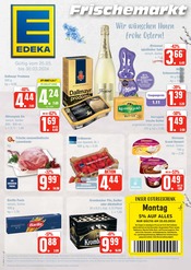 Aktueller EDEKA Frischemarkt Supermarkt Prospekt in Ziesendorf und Umgebung, "Top Angebote" mit 4 Seiten, 25.03.2024 - 30.03.2024