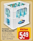 Bio Mineralwasser von Christinen im aktuellen REWE Prospekt