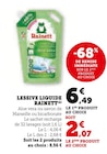 Lessive liquide(A) - Rainett en promo chez Super U Montpellier à 2,07 €