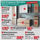 Bad-Programm Memphis im aktuellen Die Möbelfundgrube Prospekt