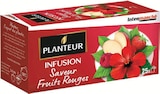 Infusion Fruits Rouges - PLANTEUR en promo chez Intermarché Hyper Infusion Fruits Rouges - PLANTEUR dans le catalogue Intermarché Hyper