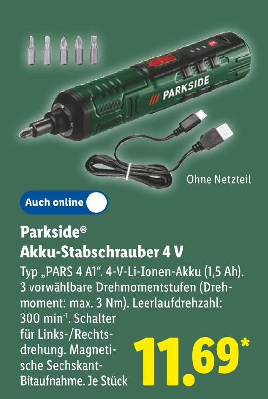 Akku-Stabschrauber 4 V