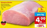 Schweine-Rücken im aktuellen Netto Marken-Discount Prospekt für 4,99 €