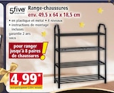 Range-chaussures - 5FIVE - Norma à Metz Range-chaussures - 5FIVE en promo chez Norma Metz à 4,99 €