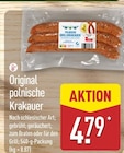 ALDI Nord Dornheim - Original polnische Krakauer Angebot im Prospekt Original polnische Krakauer bei ALDI Nord im Dornheim Prospekt für 4,79 €