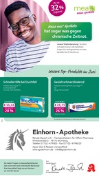 Aktueller mea - meine apotheke Apotheken Prospekt für Blumberg: Unsere Juni-Angebote mit 4} Seiten, 01.06.2026 - 30.06.2026