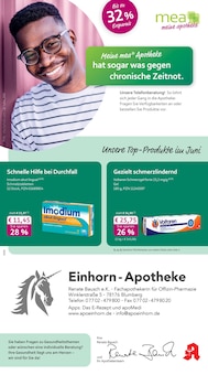 Aktueller mea - meine apotheke Prospekt (Blumberg, 4 Seiten zum blättern mea - meine apotheke Prospekt Unsere Juni-Angebote mit 4 Seiten