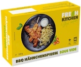 Hähnchenkeulen oder BBQ-Hähnchenspieße Angebote von Fresh Kitchen bei REWE Waiblingen für 5,99 €