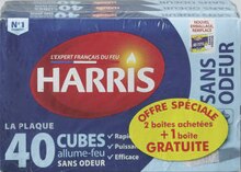 Cubes allume-feu sans odeur* - Géant Casino à Ris-Orangis Cubes allume-feu sans odeur* en promo chez Géant Casino Ris-Orangis à 3,88 €