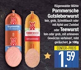 Pommersche Gutsleberwurst oder Teewurst von Rügenwalder Mühle im aktuellen EDEKA Prospekt für 1,59 €